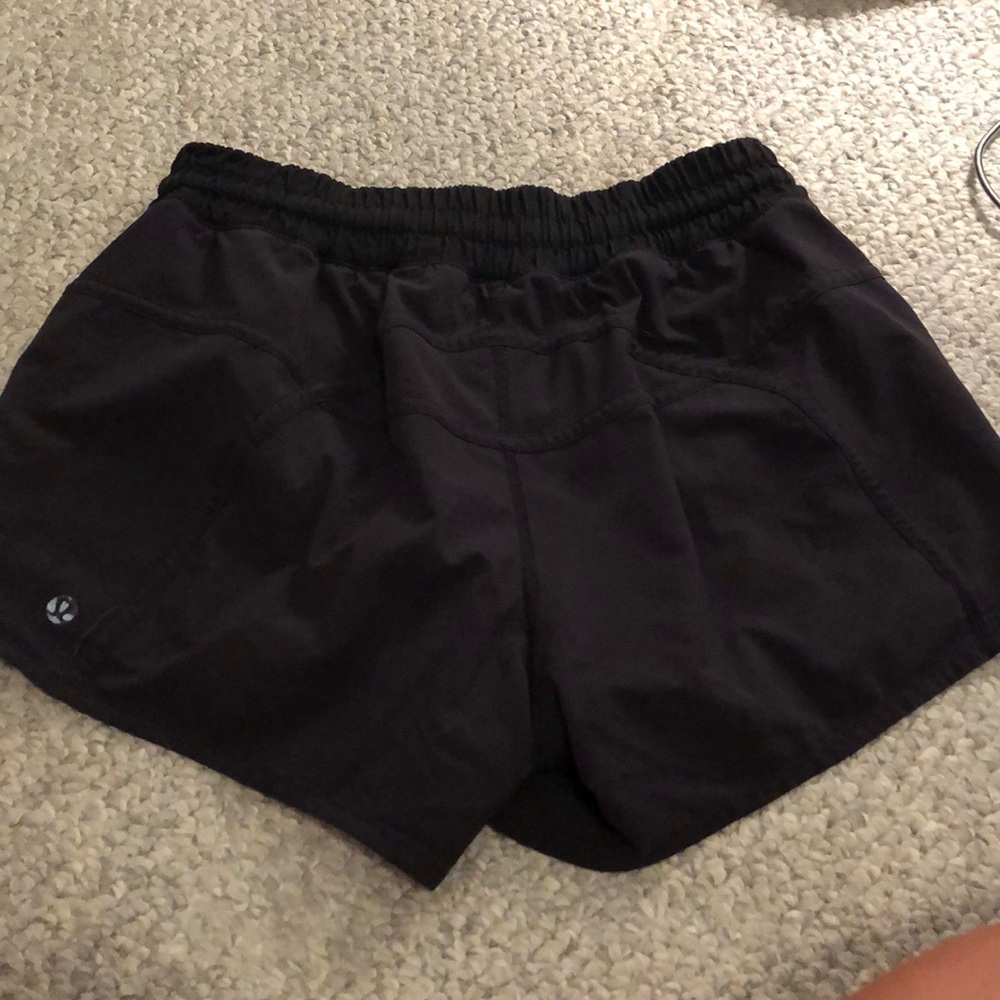 Black lulu lemon shorts